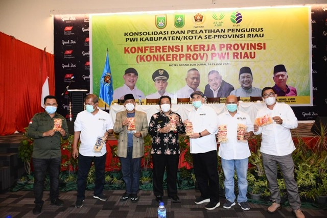 Konkerprov PWI Riau di Kota Dumai, PWI Inhil Promosikan Produk UMKM Lokal