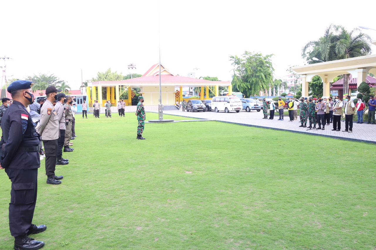 Percepatan Penanganan Covid-19 dan Vaksinasi, Polres Karimun Gelar Apel Siaga