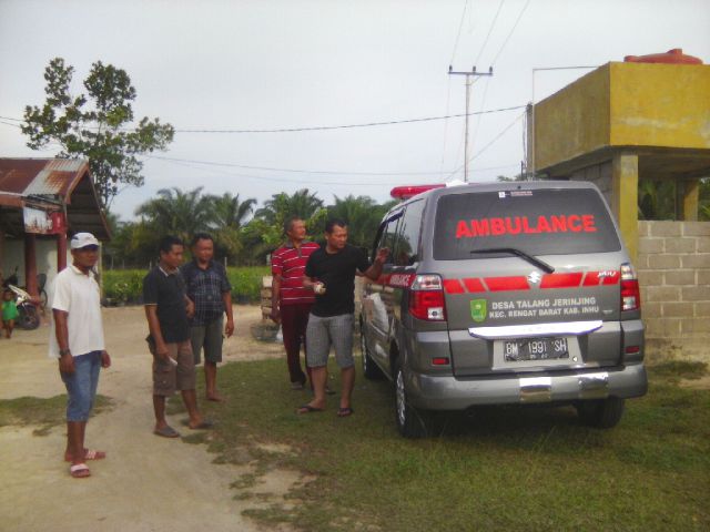 Tingkatkan Pelayanan, Desa Talang Jering Beli Ambulance Baru