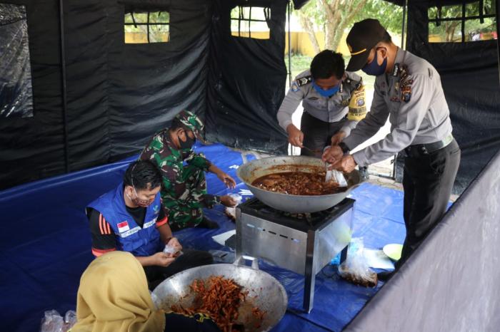 Gugus Tugas Covid 19 Siak Dirikan Dapur Umum