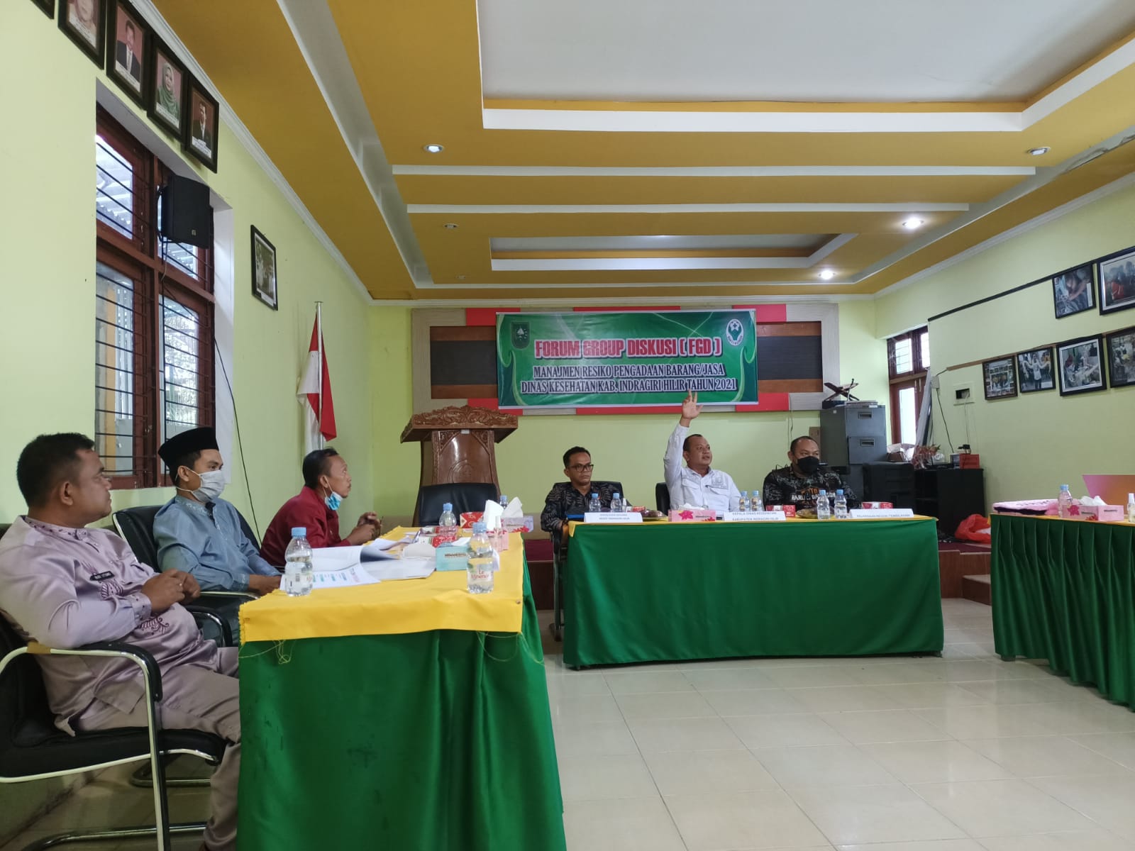 Dinkes Inhil Gelar FGD Menajemen Resiko Pengadaan Barang dan Jasa