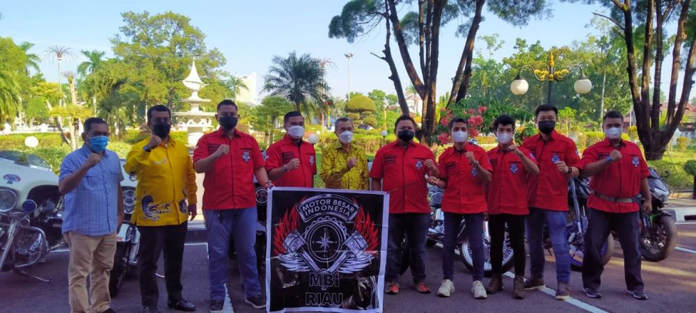 Gubri Syamsuar  Ajak Motor Besar Indonesia Ikut Sosialisasikan Vaksinasi Covid-19