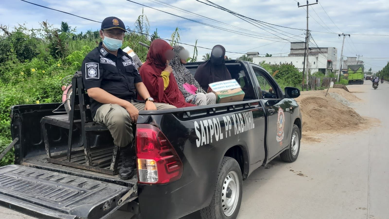 4 Gepeng di Tembilahan Diangkut Satpol PP Inhil