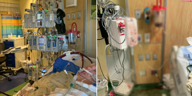 Ruang Perawatan Tersembur Darah dari Dada Remaja Pasien Covid-19