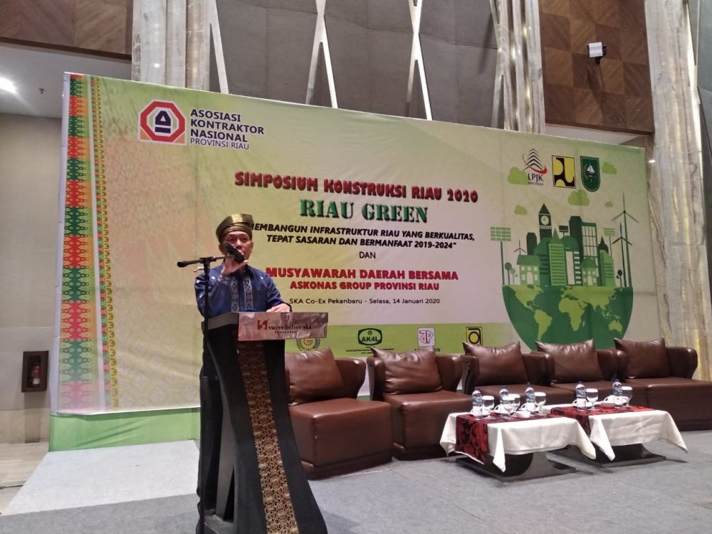 Askonas Riau Gelar Simposium Konstruksi Tahun 2020