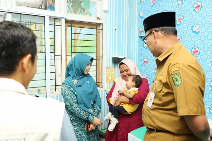 Pemkab Inhil Mengikuti Launching Gebyar Audit Kasus Stunting Tingkat Provinsi Riau