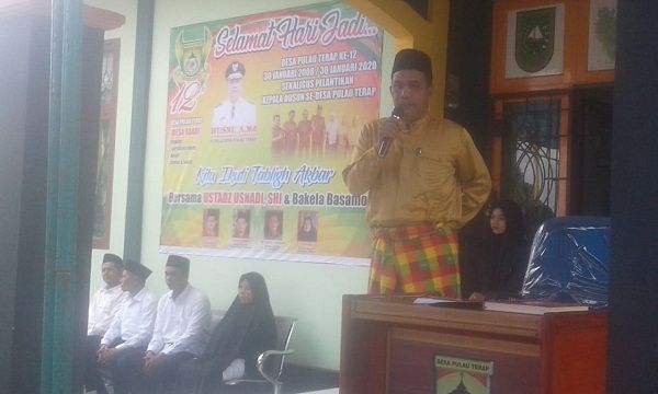 Empat Kepala Dusun di Desa Pulau Terap Dikukuhkan