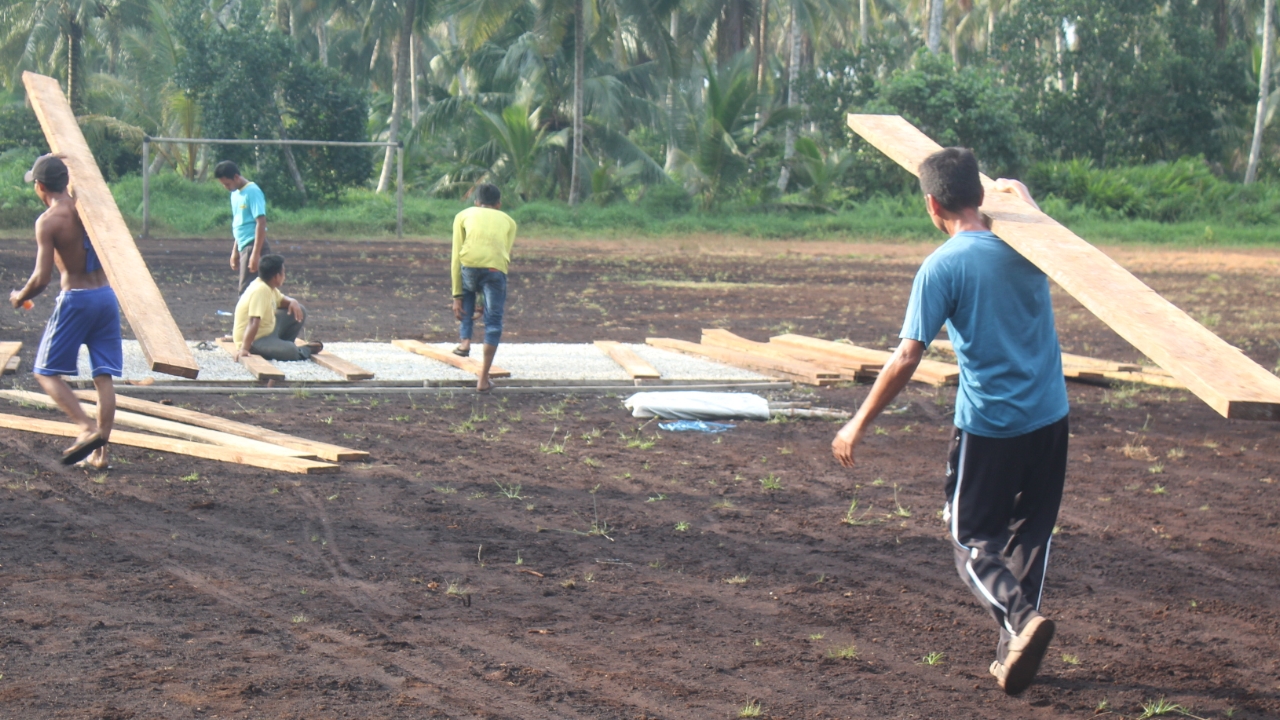Landasan Helicopter Digesa Satgas TMMD