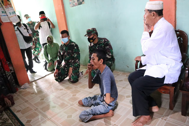 Dandim 0314/Inhil Kunjungi Putri M Boya dan Penyandang Disabilitas