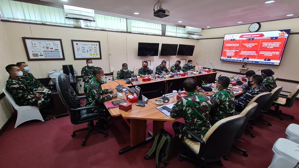 Mabes TNI dan Mabes Angkatan Rapat Koordinasi Penerimaan Prajurit TNI