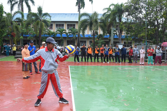 Sempena HUT KORPRI 2019, Pertandingan Bola VolI Antar PD Digelar