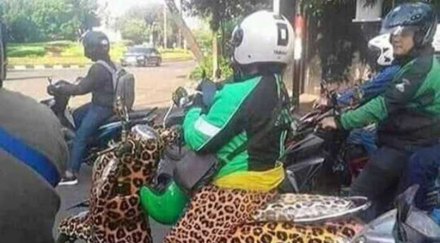 Bikin Pangling! Emak-emak Driver Ojol Curi Perhatian Netizen, Karena Jelannya