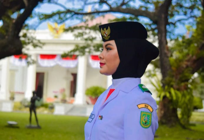Dhea Sumardi, Putri Asal Kampar Harumkan Nama Provinsi Riau Sebagai Paskibraka di Istana Negara