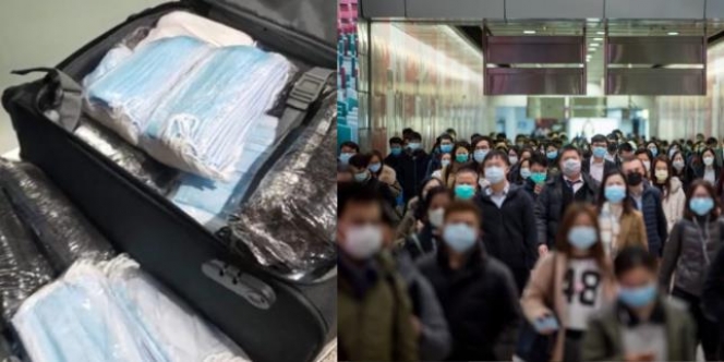 Perawat Borong 5.800 Masker Penangkal Virus Corona