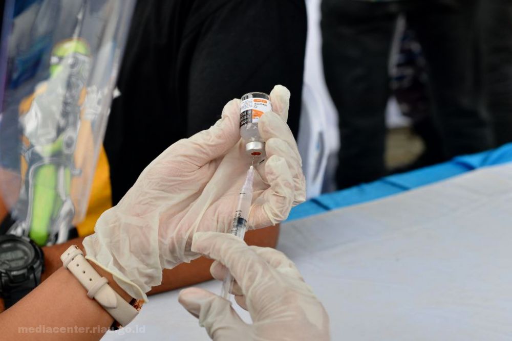 Capaian Vaksinasi di Riau 32,6 Persen
