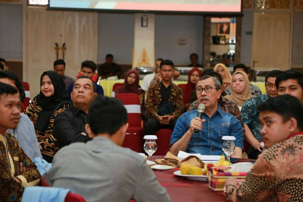 Gubri Silahturahmi dengan BEM Se-Riau
