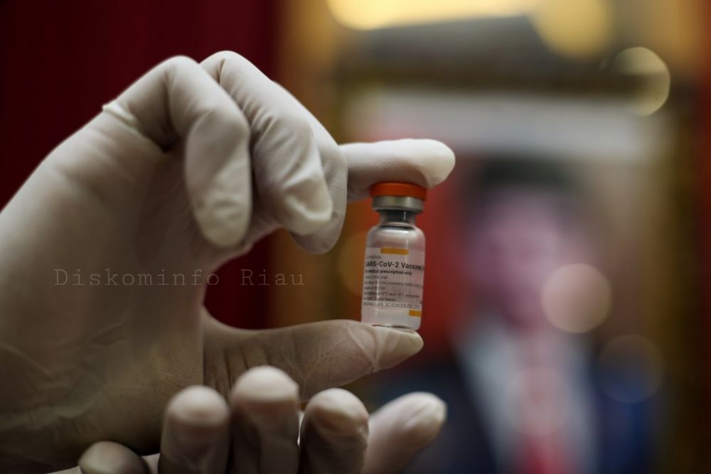 Pencapaian Vaksinasi Nakes di Riau Sesuai Target
