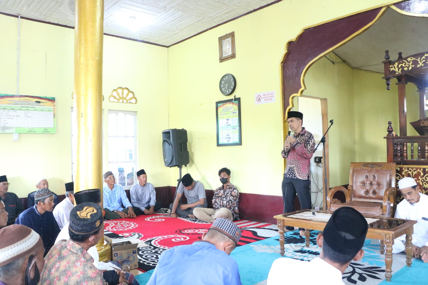 Setelah Teluk Lanjut, Ketua DPRD Inhil Juga Hadiri Isra' Mi'raj di Desa Pulau Cawan