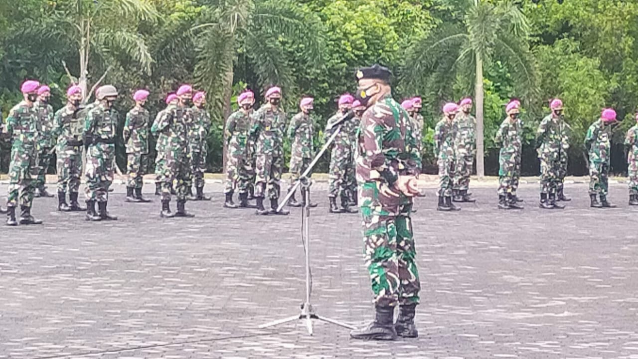 Asops Danlantamal IV Menekankan Kepada Prajurit TNI AL Bijak Menggunakan Medsos