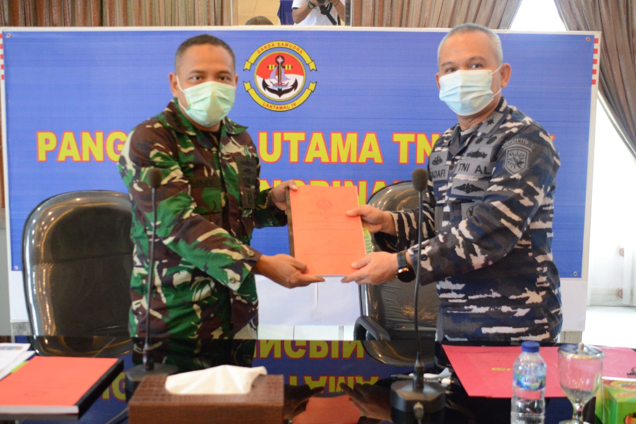 Jelang Sertijab, Asintel Danlantamal IV Laksanakan Memorandum