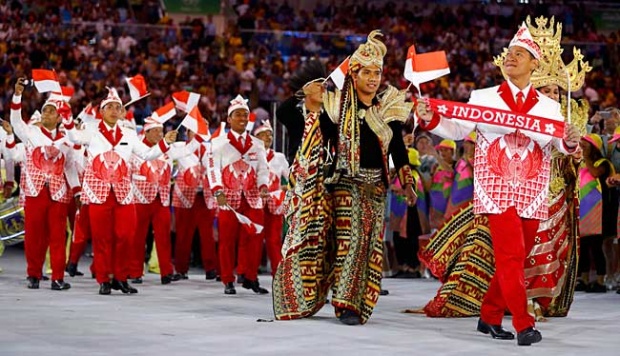 BBC Berikan Pujian Terhadap Kostum Yang Dikenakan Indonesia Pada Pembukaan Olimpiade 2016