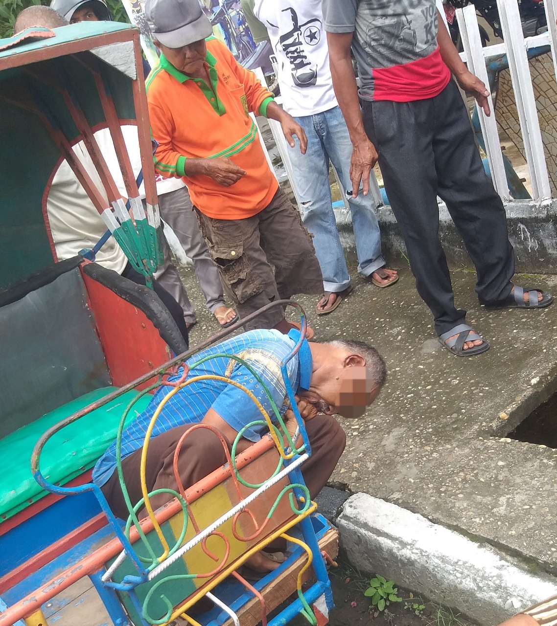 Ditemukan Meninggal, Diduga ini Penyebab Kematian Bapak Tukang Becak di Tembilahan