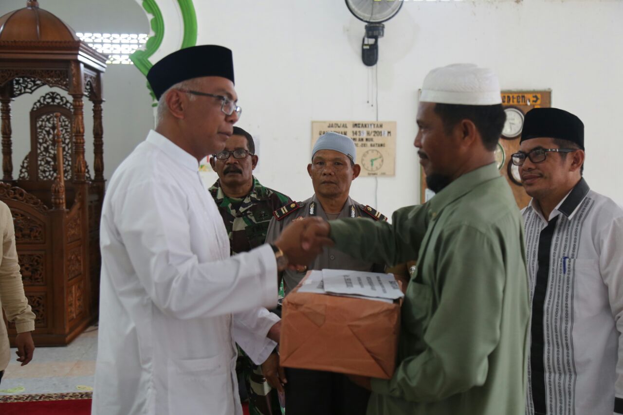 Safari Ramadhan, Pjs Bupati Inhil Kunjungi Masjid Di 2 Kecamatan