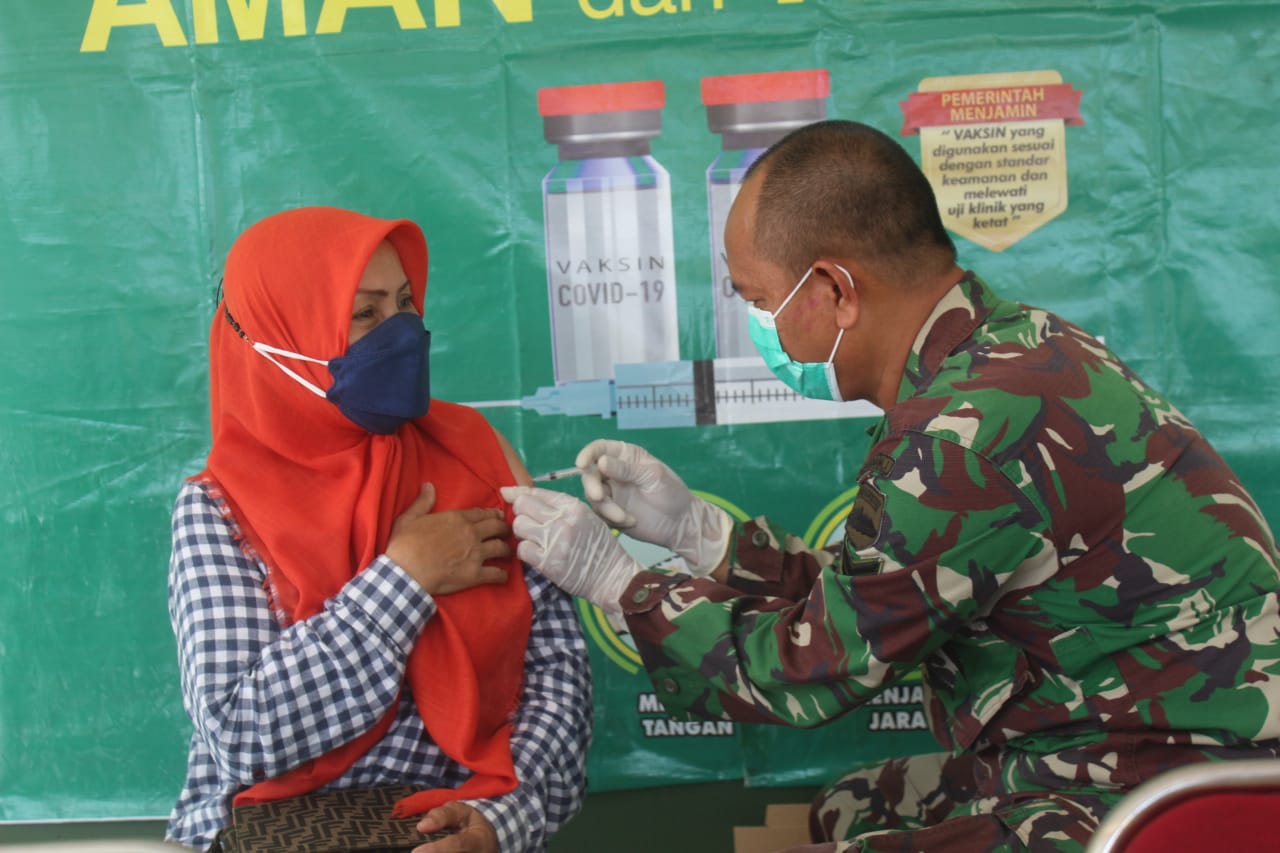 Kodim 0314/Inhil Kembali Gelar Vaksinsi Astrazeneca Tahap II