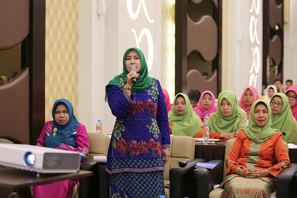 Ibu-ibu PKK Inhil Semangat Ikuti Lomba Jambore PKK Riau