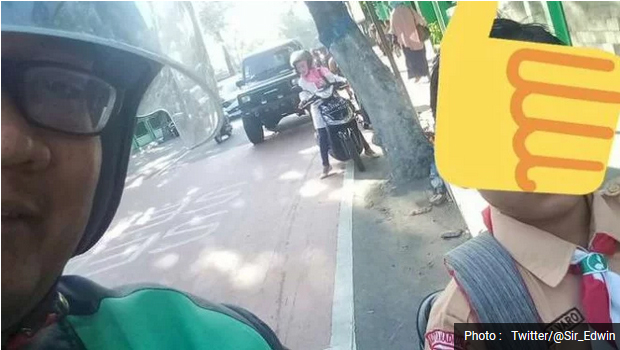 LUAR BIASA! Naik Pengemudi Gojek Ini Bayarnya Cukup Surat Al Baqarah 183