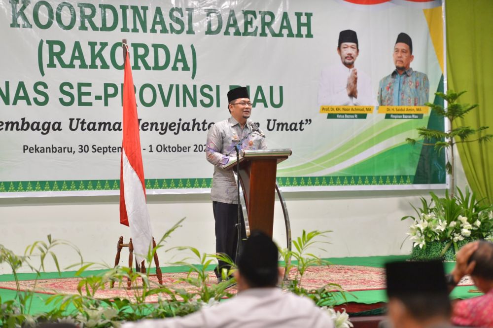 Pemprov Riau Dukung Baznas Riau dalam Meningkatkan Zakat