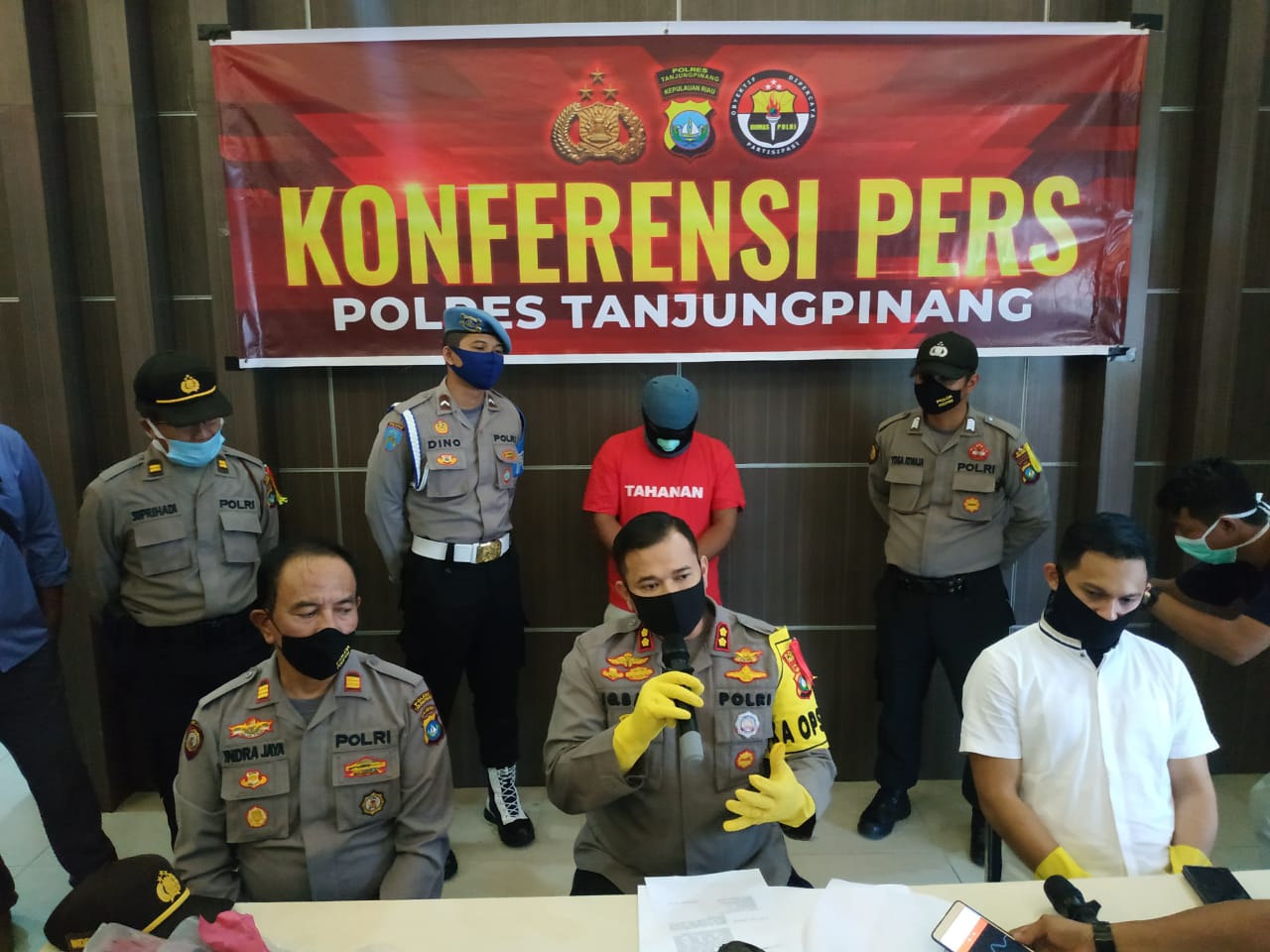 Polisi Ungkap Kasus Pembunuhan di Belakang Hotel BBR Tanjungpinang