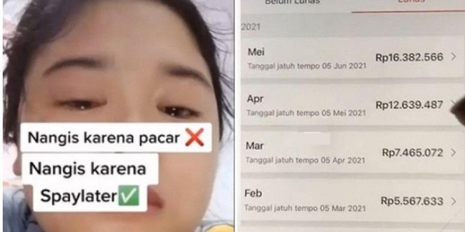 Tagihan Paylater Dari Rp450 Ribu Tembus Rp17 Juta, Gadis Ini Nangis Sesenggukan