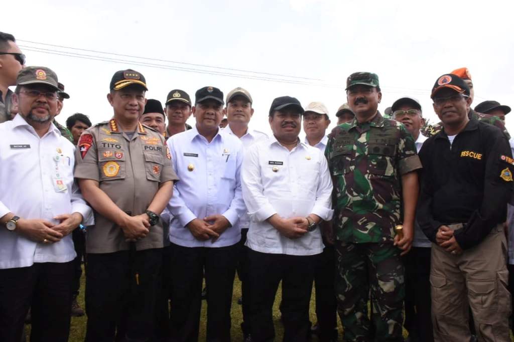 Panglima TNI dan Kapolri Kunjungi Pulau Rupat, Bengkalis