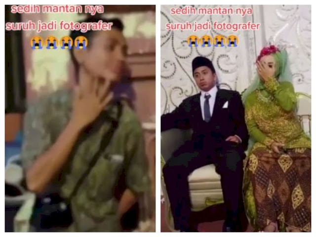 PEDIH! Pria Ini Jadi Fotografer di Acara Pernikahan Sang Mantan