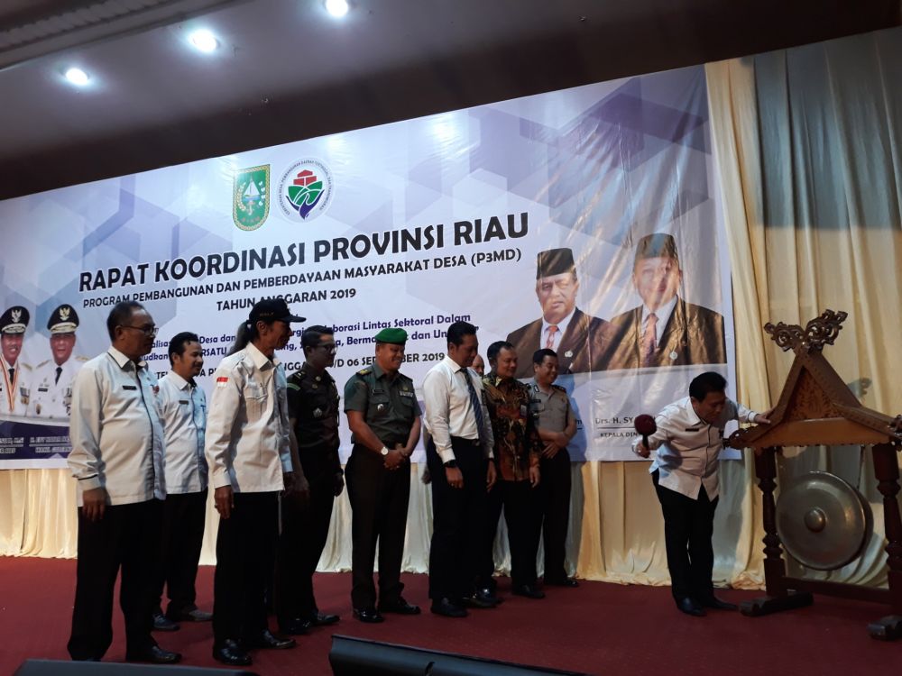Pemprov Riau Gelar Rakor P3MD Tahun 2019