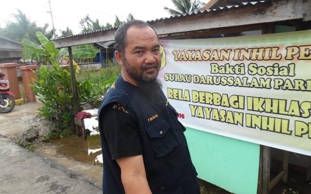 Gunakan Sepeda Motor, Bapak di Inhil Ikuti Aksi Damai di Jakarta
