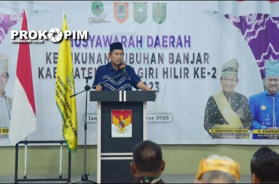 Dibuka Wabup Syamsuddin Uti, KBB Inhil Laksanakan Musda Ke-2 TH 2023