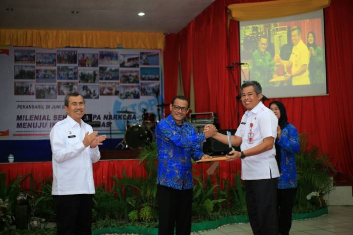 Diskominfotik Riau Terima Penghargaan di HANI 2019