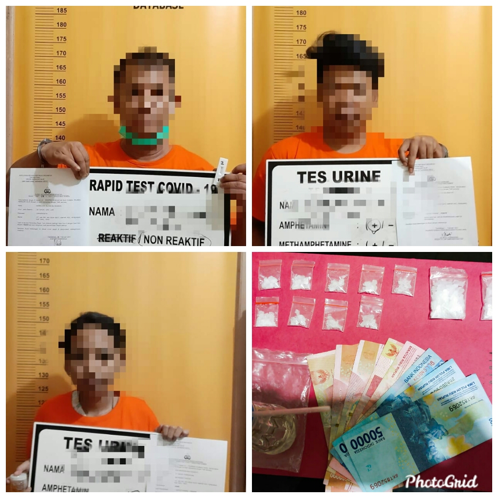 Asyik Pesta Sabu, Pasutri Siri di Desa Batu Ampar Diamankan Polisi