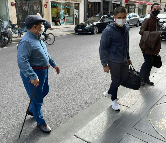 Gaya Prabowo Blusukan di Jerman, Netizen: Kayak Detektif Conan