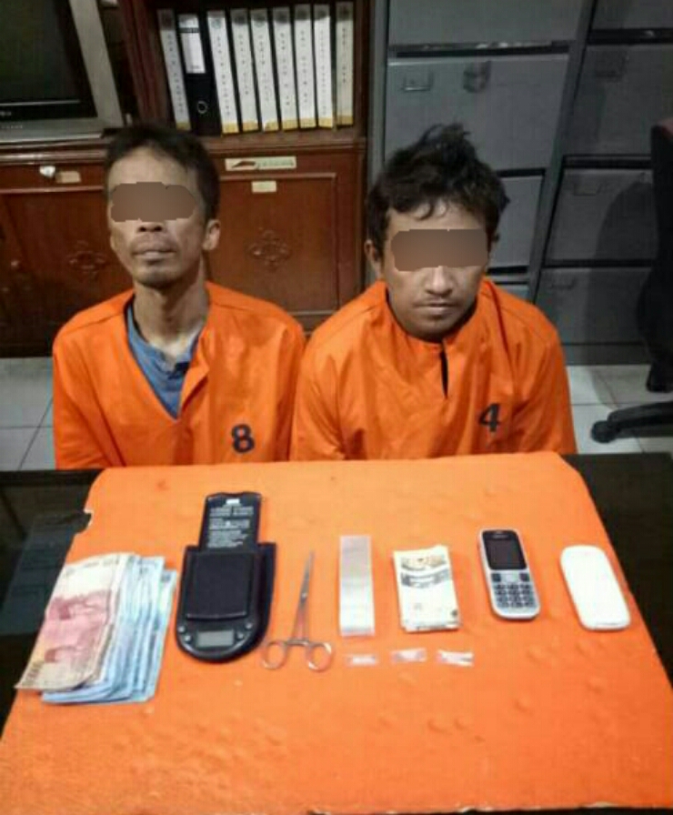 Terbukti Milik Sabu, Dua Pria di Tembilahan Ditangkap