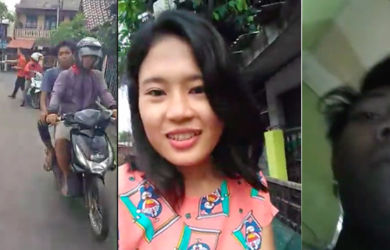 Sedang Live Facebook, Hp Wanita Cantik ini Dijambret, Pelakunya Terekam