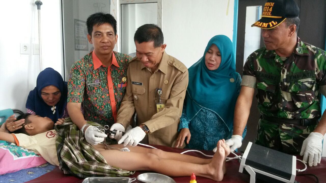 Camat GAS Hadiri Hut ke 2 Puskesmas Desa Sungai Iliran