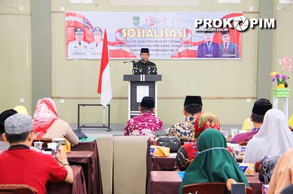Jelang Pemilu 2024, Bupati Inhil H. M Wardan Buka Sosialisasi Pendidikan Politik Bagi Tokoh Masyarakat