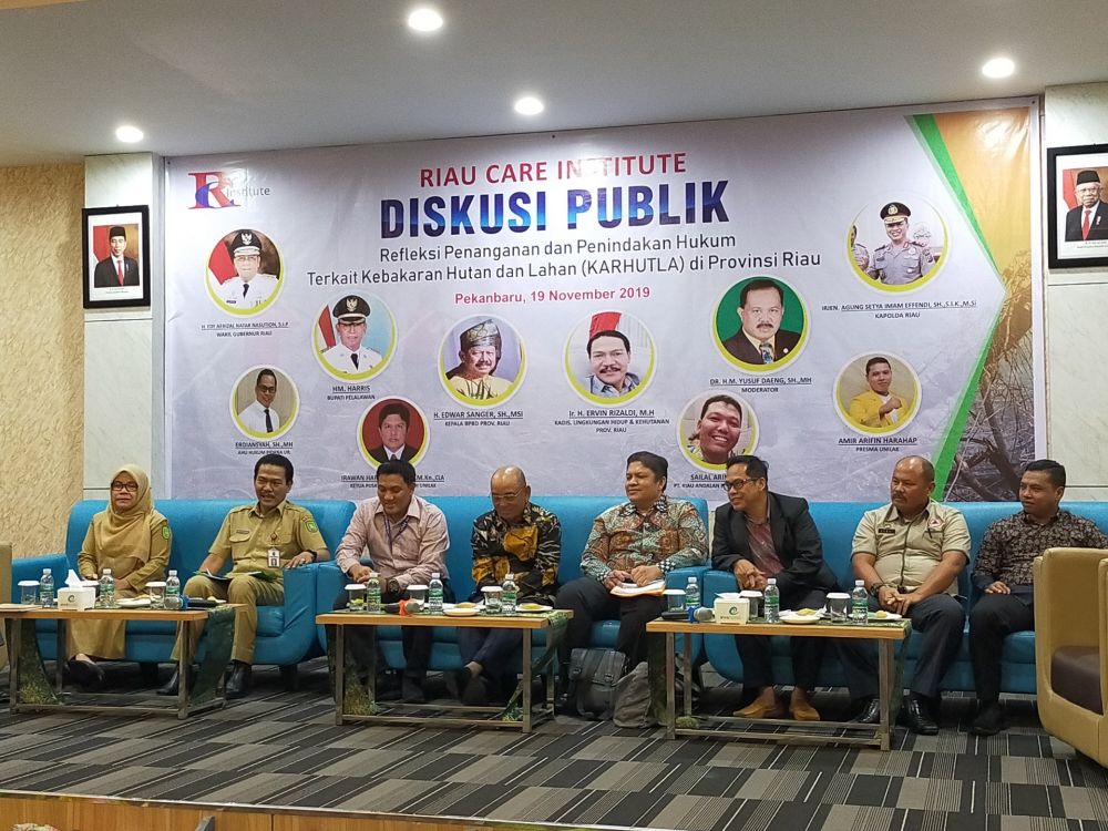 Riau Care Institute Adakan Diskusi Publik Pencegahan Karhutla