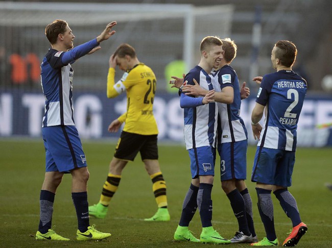 Dortmund Takluk 1-2 dari Hertha Berlin
