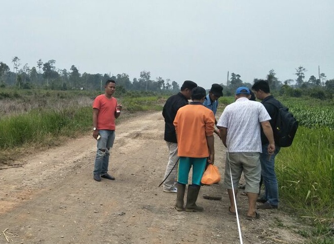 Lahan Petani Desa Tanjung Simpang Diduga Diserobot PT THIP