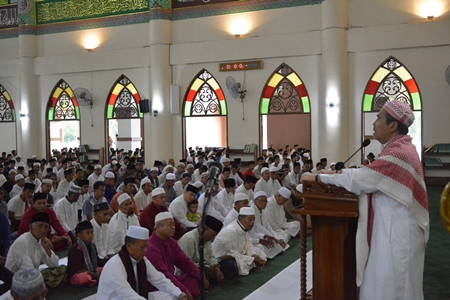 Shalat Idul Adha di Masjid Center, Bupati Siak Doakan JH Selalu Sehat