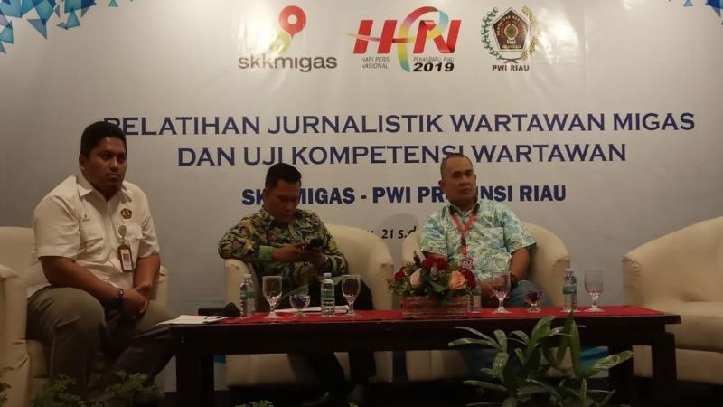 Adakan Pelatihan Jurnalistik dan UKW, Bentuk Komitmen SKK Migas Bekerjasama dengan PWI Riau